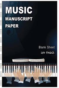 Blank Sheet Music Notebook