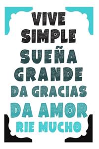 Cuaderno Con Frase Sobre La Vida
