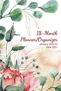 18-Month Planner/Organizer - January 2020 to June 2021