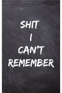 I Can't Remember