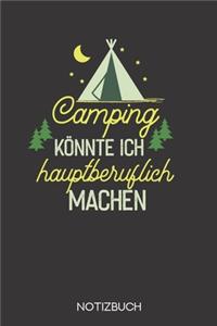 Camping könnte ich hauptberuflich machen