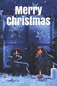 Merry Christmas Notebook, Christmas Journal, Christmas Diary, Santa Claus - One Subject - 120 Pages