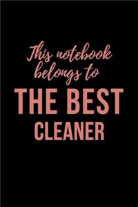 Notebook for the BEST Cleaner