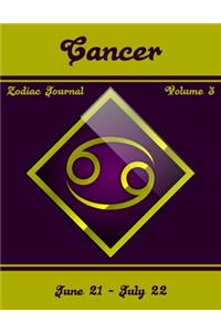 Cancer Zodiac Journal - Volume 3