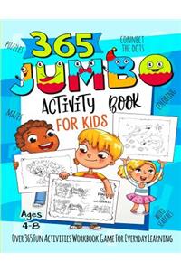 365 Jumbo Activity Book for Kids Ages 4-8