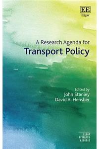 A Research Agenda for Transport Policy