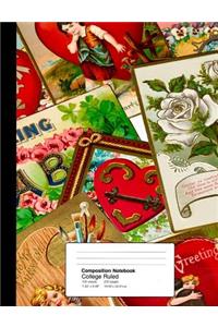 Composition Notebook College Ruled 7.44 X 9.69 Inches 100 Sheets / 200 Pages
