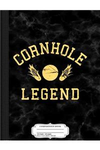 Cornhole Legend Composition Notebook