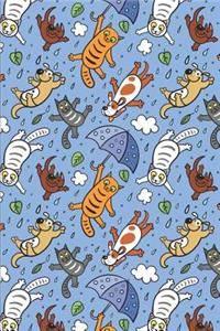 Cat Pattern - It Is Raining Cats and Dogs
