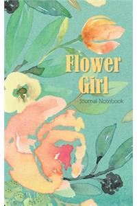 Flower Girl Journal Notebook