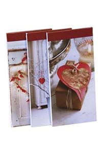 Christmas Hearts Memo Pads