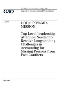 DODs POW/MIA mission