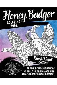 Honey Badger Coloring Book