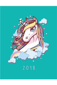 Unicorn 2018 Weekly Planner