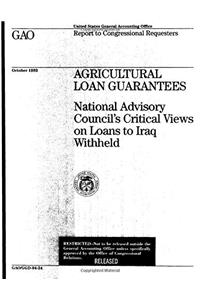 Agricultural Loan Guarantees