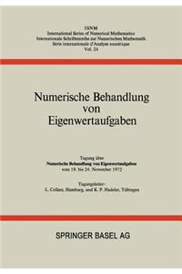 Numerische Behandlung von Eigenwertaufgaben