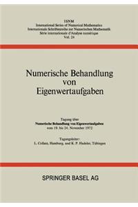 Numerische Behandlung Von Eigenwertaufgaben