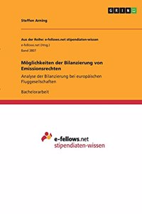Möglichkeiten der Bilanzierung von Emissionsrechten