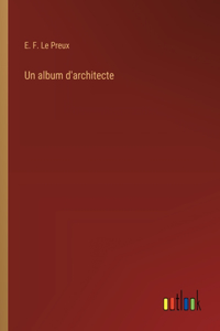 album d'architecte