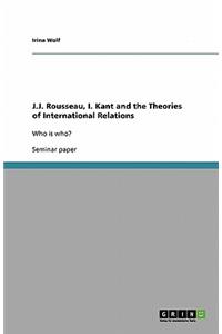 J.J. Rousseau, I. Kant and the Theories of International Relations