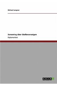 Screening Uber Stellenanzeigen