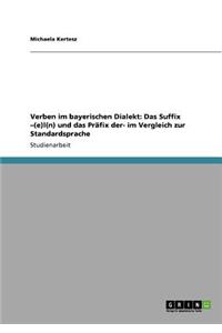 Verben im bayerischen Dialekt
