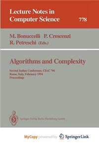 Algorithms and Complexity