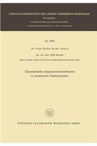 Geometrische Approximationstheorie in normierten Vektorräumen