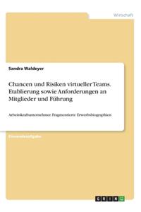 Chancen und Risiken virtueller Teams. Etablierung sowie Anforderungen an Mitglieder und Führung