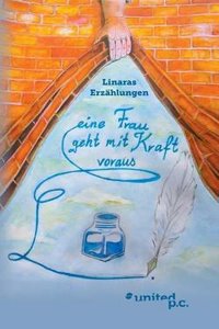 Eine Frau Geht Mit Kraft Voraus