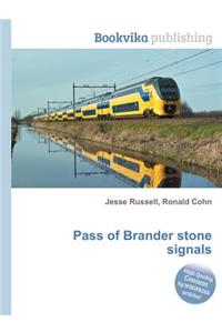 Pass of Brander Stone Signals
