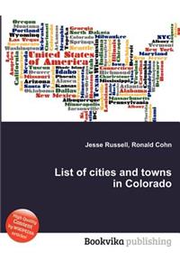 List of Cities and Towns in Colorado