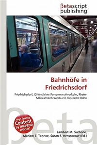 Bahnhofe in Friedrichsdorf