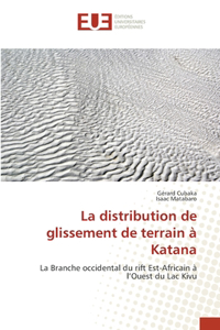 distribution de glissement de terrain à Katana
