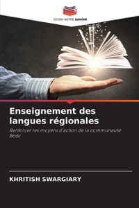 Enseignement des langues régionales