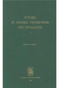 Studies in Aramaic Inscriptions and Onomastics