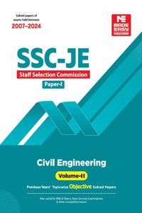 SSC-JE: Civil Engineering 2025- Previous Year Objective Solved Paper-1 Volume-2