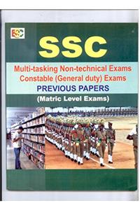 SSC Multi-tasking Non-technical Exams Constable (General Duty) Exams Previous Papers (Matric Level Exams)