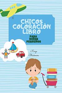 Chicos Coloración Libro Para Niños Pequeños