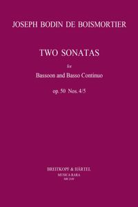SONATAS IN D MINOR & C MINOR OP5045 BASS