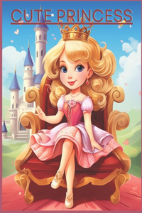 Cute Princess coloring book