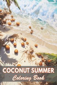 Coconut Summer Coloring Book