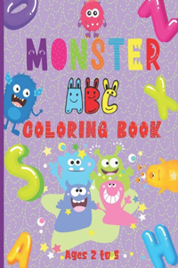 Monster ABC Coloring Book