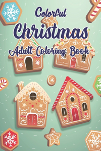 Colorful Christmas Adult Coloring Book