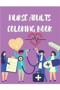 Nurse Adults Coloring Book