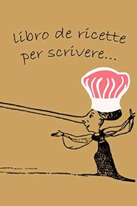 libro de ricette per scrivere