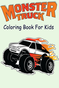 Monster Truck Coloring Book for Kids