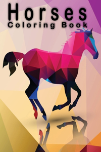 Horses Coloring Book