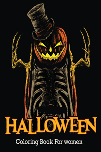 Halloween Coloring Book For Women