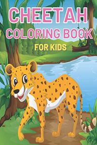 Cheetah Coloring Book For Kids